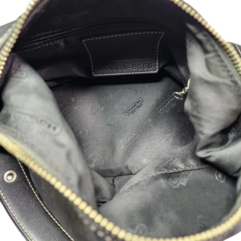 Coach Black Leather Hobo Bag - Picture 2 of 10
